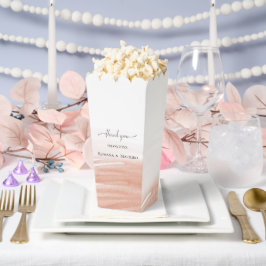 Elegante Coral Terracotta Wedding Geschenkschachtel