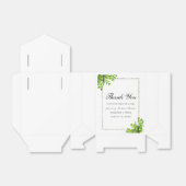 Elegante Corner Fern Dekoration Hochzeit Geschenkschachtel (Ungefaltet)