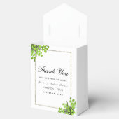 Elegante Corner Fern Dekoration Hochzeit Geschenkschachtel (Geöffnet)