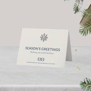 Elegante Corporate Holiday Card Feiertagskarte