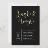 Elegante Corporate Jingle & Mingle-Party Einladung (Vorderseite)