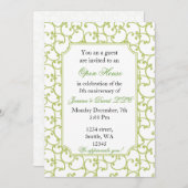 Elegante Corporate Party Einladung (Vorne/Hinten)