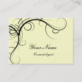 Elegante Cosmetology Business Cards Visitenkarte