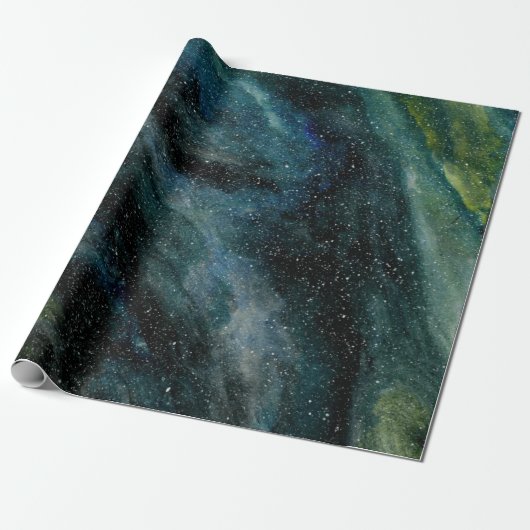 Elegante Cosmos Galaxy Geschenkpapier (Ungerollt)