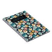 Elegante Cotattecore Blumengeschenke Notizblock (Rechte Seite)