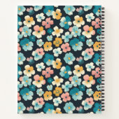 Elegante Cotattecore Blumengeschenke Notizblock (Rückseite)