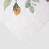 Elegante Cotattecore Fall Floral Bouquet Entdeckun Seidenpapier (Ausschnitt)