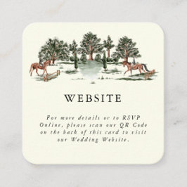 Elegante Country Ranch | Hochzeitskarte Begleitkarte