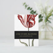 Elegante Couture Business Eröffnungskarte Einladungspostkarte (Stehend Vorderseite)