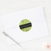 Elegante Couture Floral Business Sticker (Umschlag)