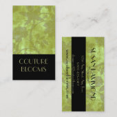 Elegante Couture-Floristen-Geschäfts-Karte Visitenkarte (Vorne/Hinten)