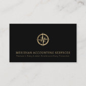 Elegante CPA-Visitenkarte Visitenkarte (Vorderseite)