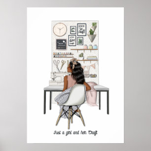 Elegante Crafting Queen Poster