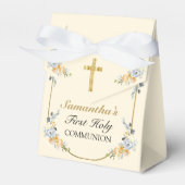 Elegante Cream Girls Floral 1. Geschenkschachtel (Vorderseite)