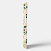 Elegante Cream Gold Whimsical Eukalyptus Greenery Case-Mate iPhone Hülle (Rückseite / Rechts)