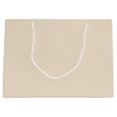Elegante Cream Große Geschenktasche Geschenktüte (Vorderseite)