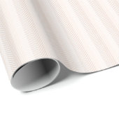 Elegante Cream Herringbone Zig Zag Geschenkpapier (Rolleneckpunkt)