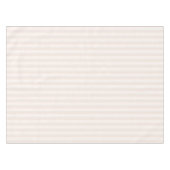 Elegante Cream Herringbone Zig Zag Tischdecke (Vorderseite (Horizontal))