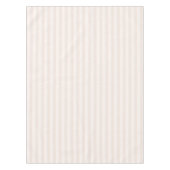 Elegante Cream Herringbone Zig Zag Tischdecke (Vorderseite)