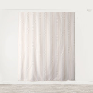 Elegante Cream Herringbone Zig Zag Wandteppich