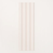 Elegante Cream Herringbone Zig Zag Yogamatte (Vorderseite)