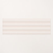 Elegante Cream Herringbone Zig Zag Yogamatte (Vorderseite (Horizontal))