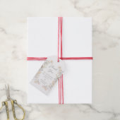 Elegante Cream Meadow Wildblume Wedding Vielen Dan Geschenkanhänger (Mit Garn)