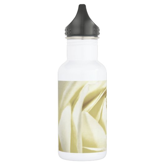 Elegante Cream Rose Edelstahlflasche (Links)