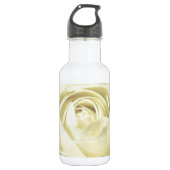 Elegante Cream Rose Edelstahlflasche (Vorderseite)