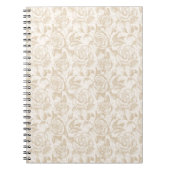Elegante Cream Rose Floral Notizblock (Vorderseite)