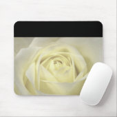 Elegante Cream Rose Mousepad (Mit Mouse)