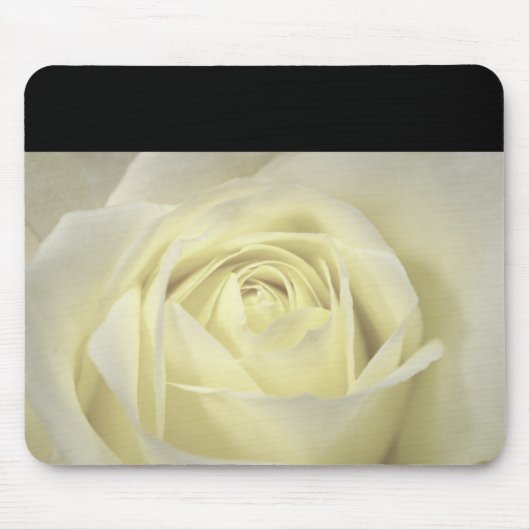 Elegante Cream Rose Mousepad (Vorne)