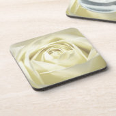 Elegante Cream Rose Untersetzer (Linke Seite)