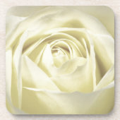 Elegante Cream Rose Untersetzer (Vorderseite)