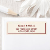 Elegante Cream und Burgundy Wedding (Insitu)