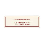 Elegante Cream und Burgundy Wedding (Vorne)