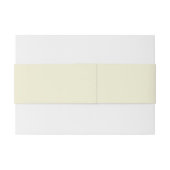 Elegante Cream Watercolor-Herbstlaube Hochzeit Einladungsbanderole (Rückseitenbeispiel)