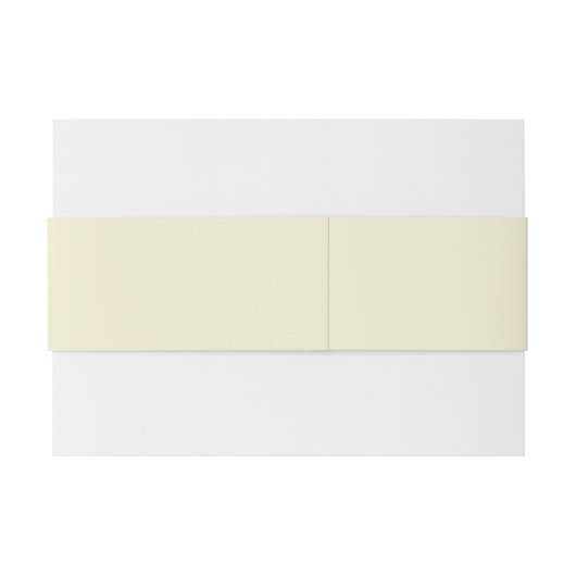 Elegante Cream Watercolor-Herbstlaube Hochzeit Einladungsbanderole (Rückseitenbeispiel)