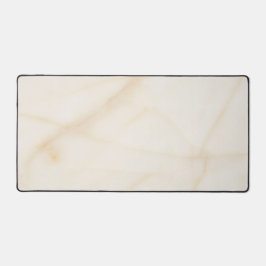 Elegante Creme-Marmor-Optik mit dezenter Goldader Schreibtischunterlage