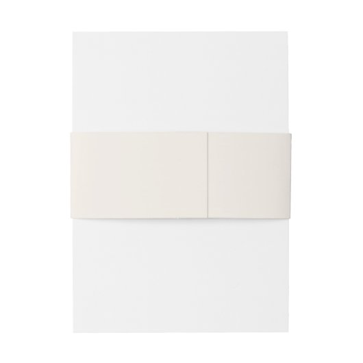 Elegante Creme und Black Wedding Einladung Bly B Einladungsbanderole (Rückseitenbeispiel)