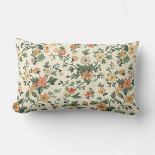 Elegante Cremeblüten Lendenkissen