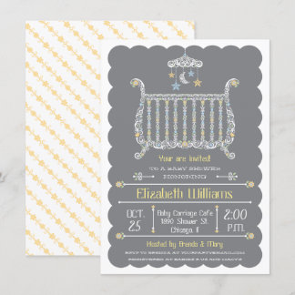 Elegante Crib — Einladung zur Kinderdusche