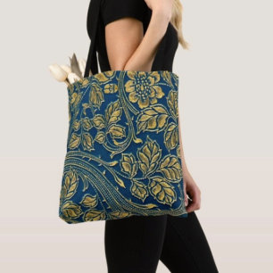 Elegante Cross-Body-Tasche Golden Blossom Tragetaschen Mit Langen Trägern