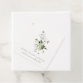 Elegante Cross Lila Wildblume Blumentaufen Geschenkanhänger (Beispiel)