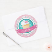 Elegante Cupcake Bakery Box Stickers (Umschlag)