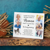 Elegante Custom 6 Fotos Heaven Wedding Memorial Fotoplatte (Seite)