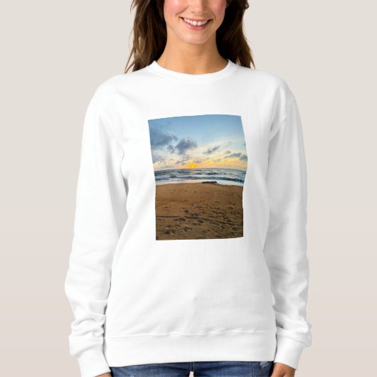 Elegante Custom Add Your Own Foto Geschenk für Wif Sweatshirt (Vorderseite)