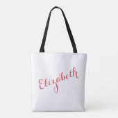 Elegante Custom Bride Brautparty Wedding Party Tasche (Rückseite)