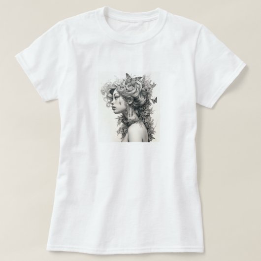 Elegante Custom Fügen Sie Ihre eigenen Foto Frauen T-Shirt (Design vorne)