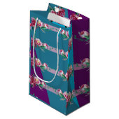Elegante Custom Gift Bag Kleine Geschenktüte (Vorderseite Schrägansicht)
